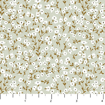 Ditsy Floral Pistachio - Blossom Breeze by FIGO