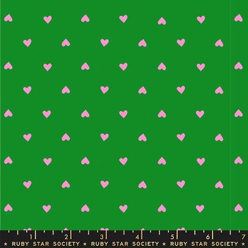 Hearts Deep Verdant Neon - Trinketry by Ruby Star Society