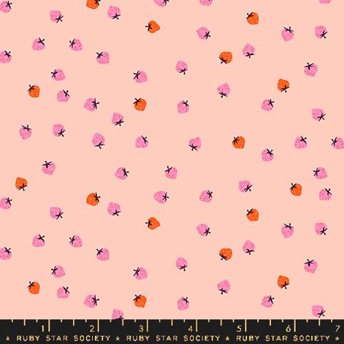 Mini Berry Pale Peach - Strawberry by Ruby Star Society