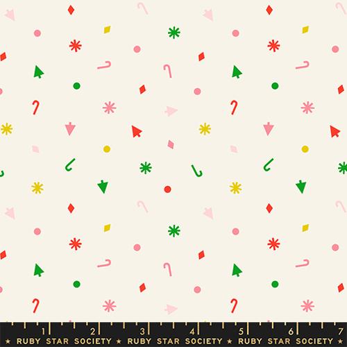 Christmas Confetti Multi - Merry Happy by Ruby Star Society