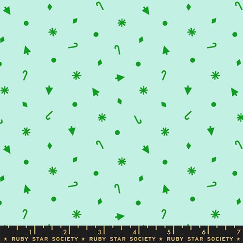 Christmas Confetti Mint - Merry Happy by Ruby Star Society