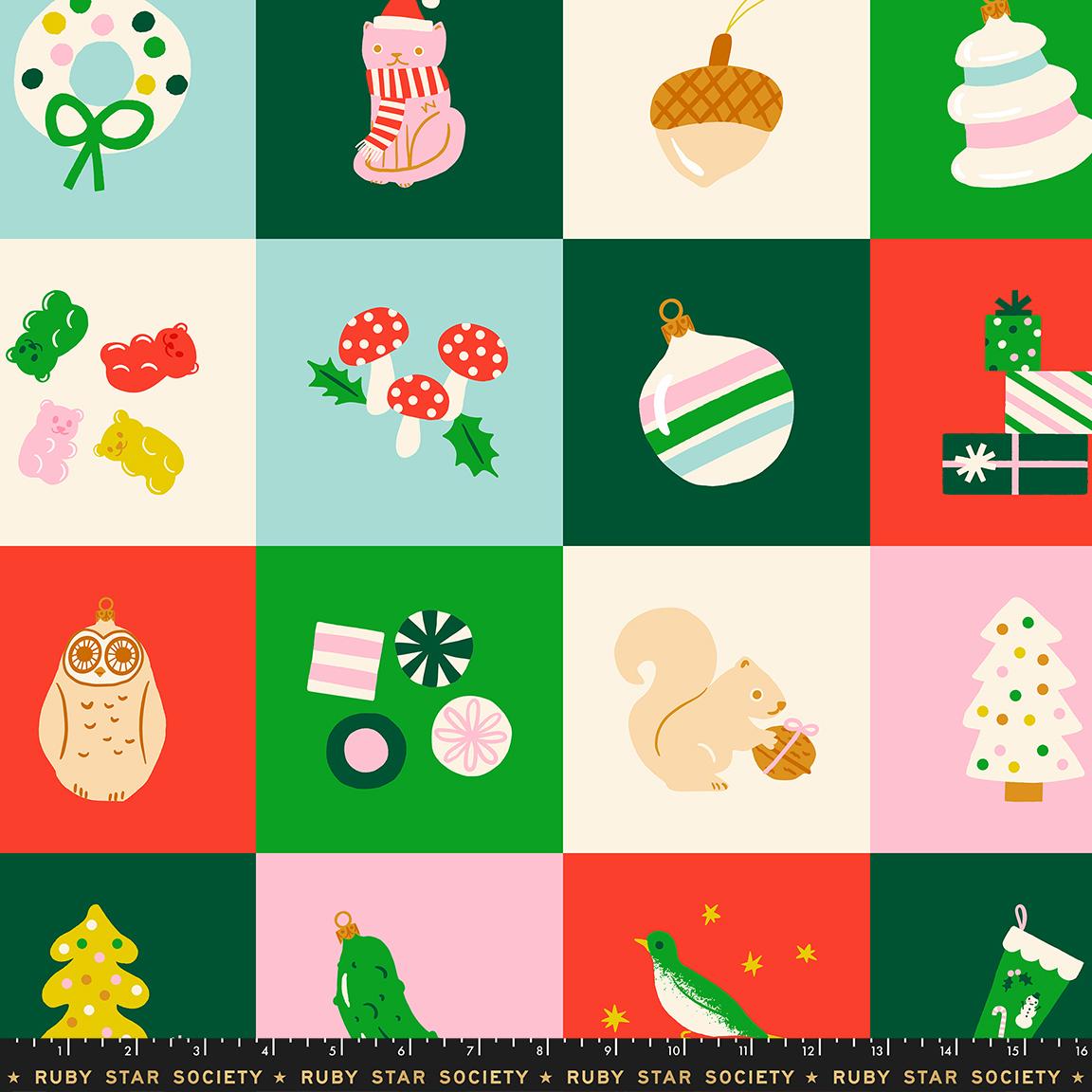 Merry Happy Panel Lollipop - Merry Happy by Ruby Star Society