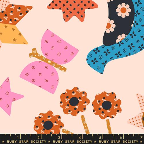 Menagerie Peach - Meadow Star by Ruby Star Society