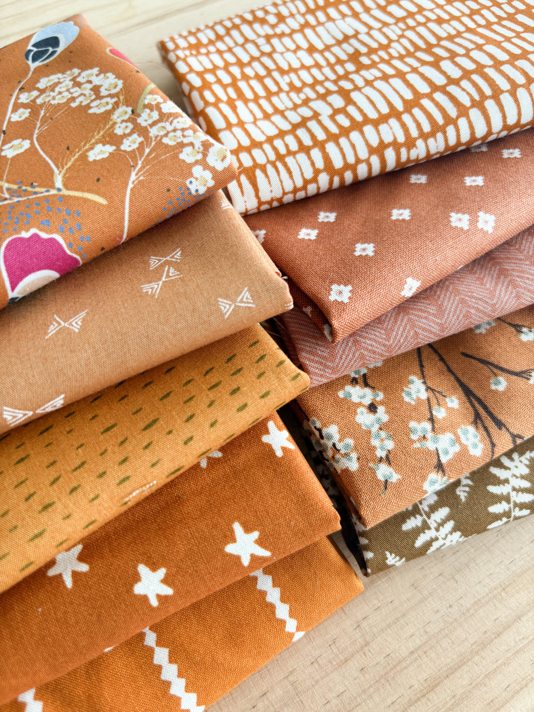 Rust/Browns - 10 Piece Colour Bundle