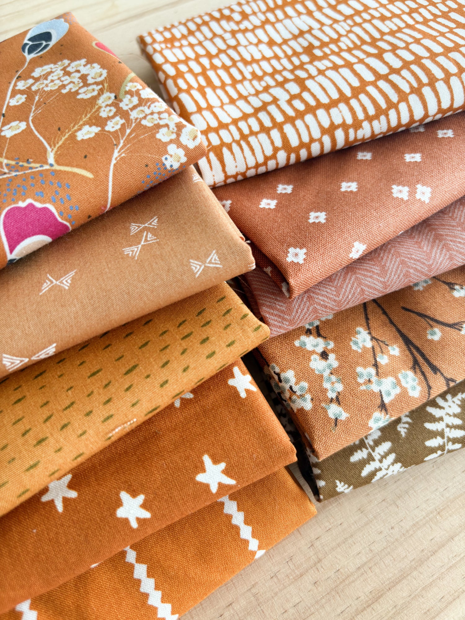 Rust/Browns - 10 Piece Colour Bundle