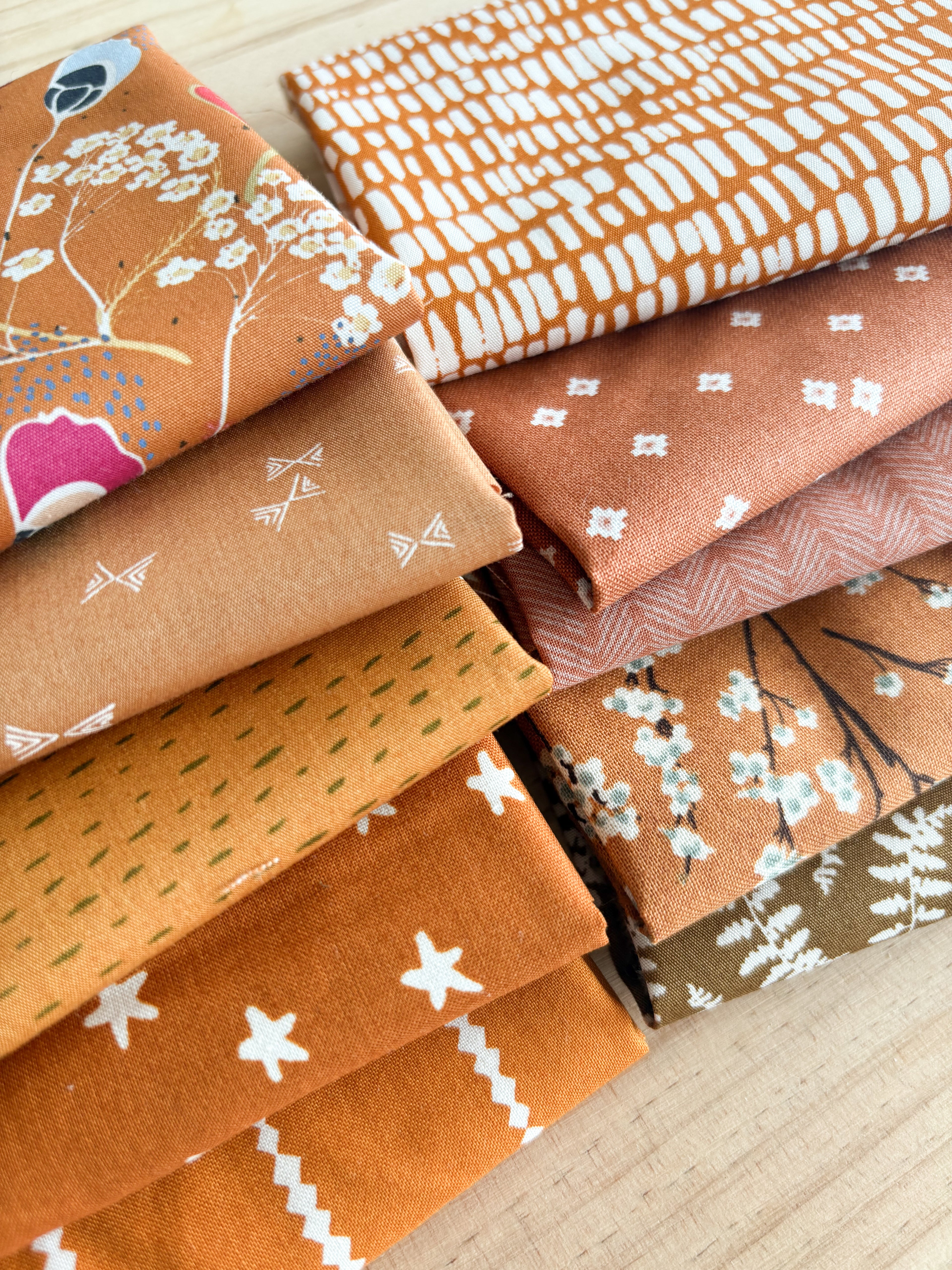 Rust/Browns - 10 Piece Colour Bundle