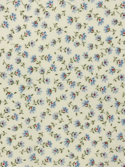 Petite Fleurs Blue 6100-3-3 by Sevenberry
