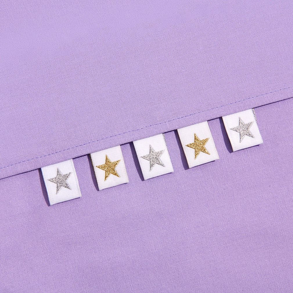 SOHMO Sew-in Labels - Metallic Stars