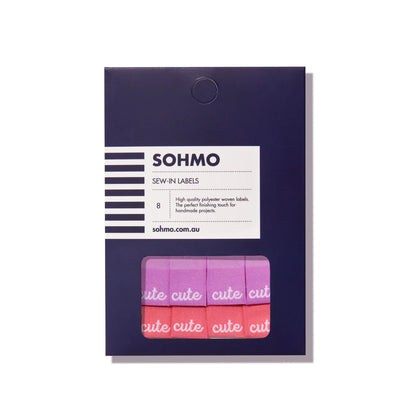 SOHMO Sew-in Labels - Cute