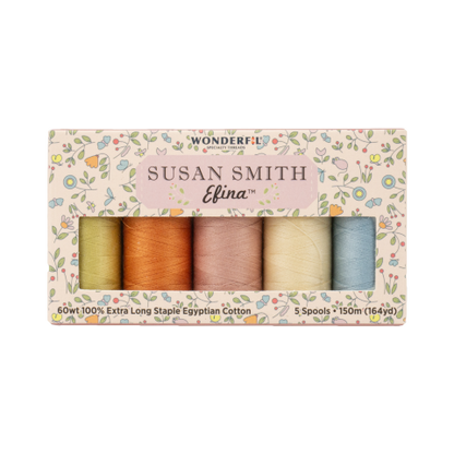 Susan Smith Efina 60wt Thread Pack - Stonleigh - Wonderfil