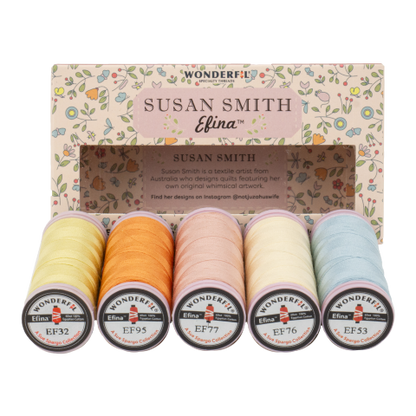 Susan Smith Efina 60wt Thread Pack - Stonleigh - Wonderfil
