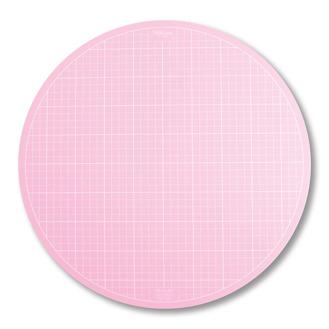 Sue Daley Pink Rotating Cutting Mat - 10"
