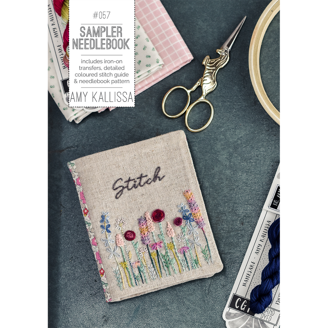 Sampler Needlebook Pattern - Amy Kallissa