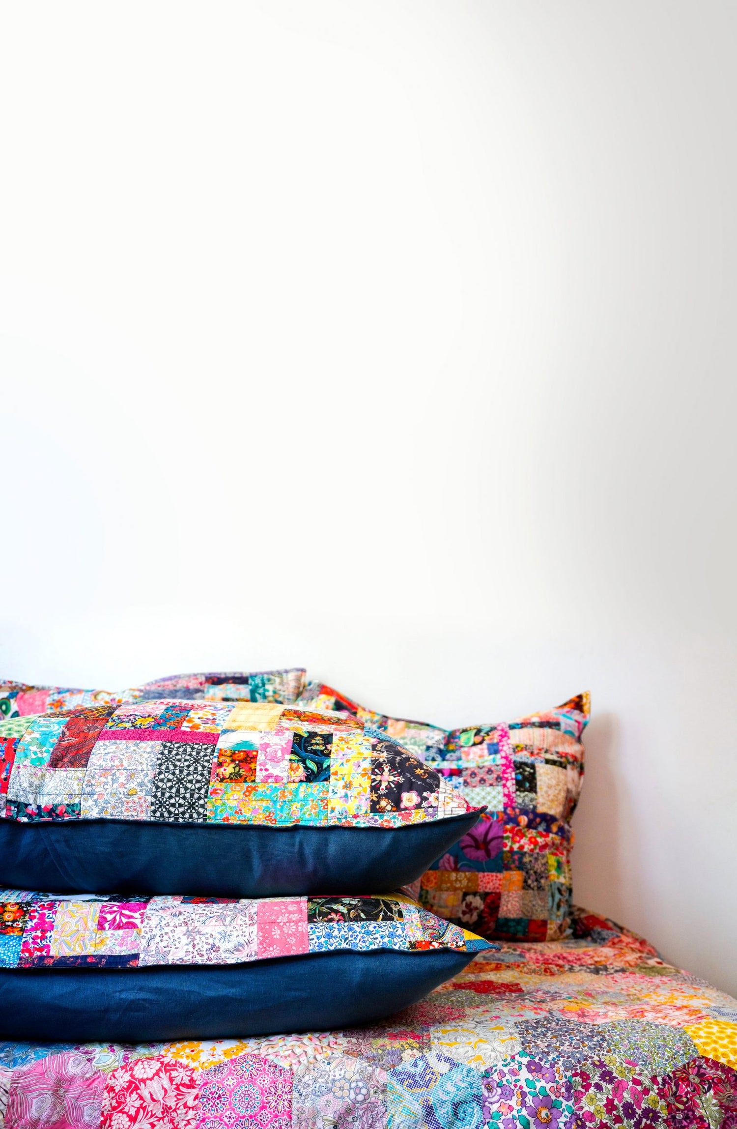 Scrappy Boho Cushion Cover Pattern - Liberty