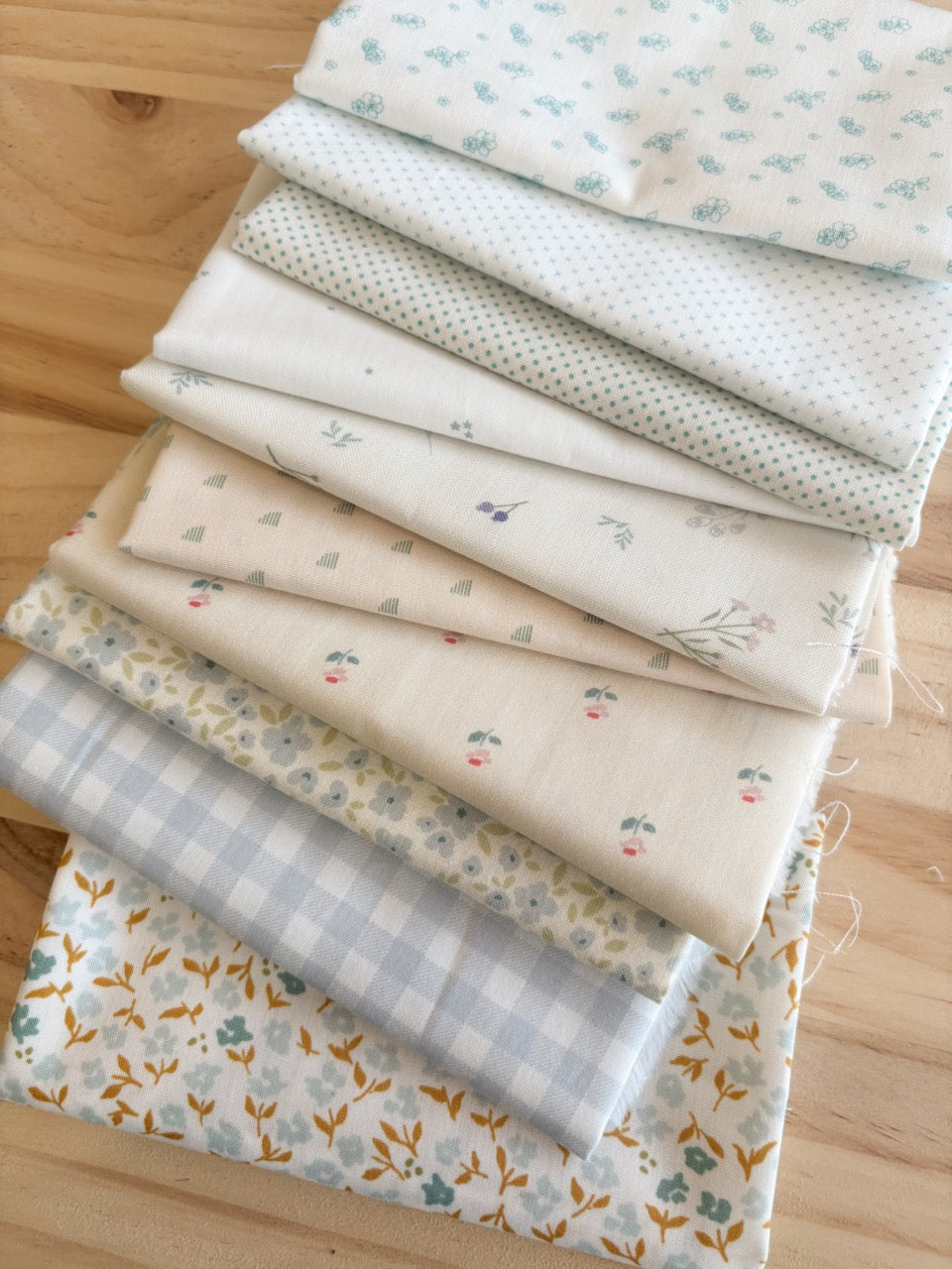 Scrappy Blue Low Volumes - 10 Piece Bundle
