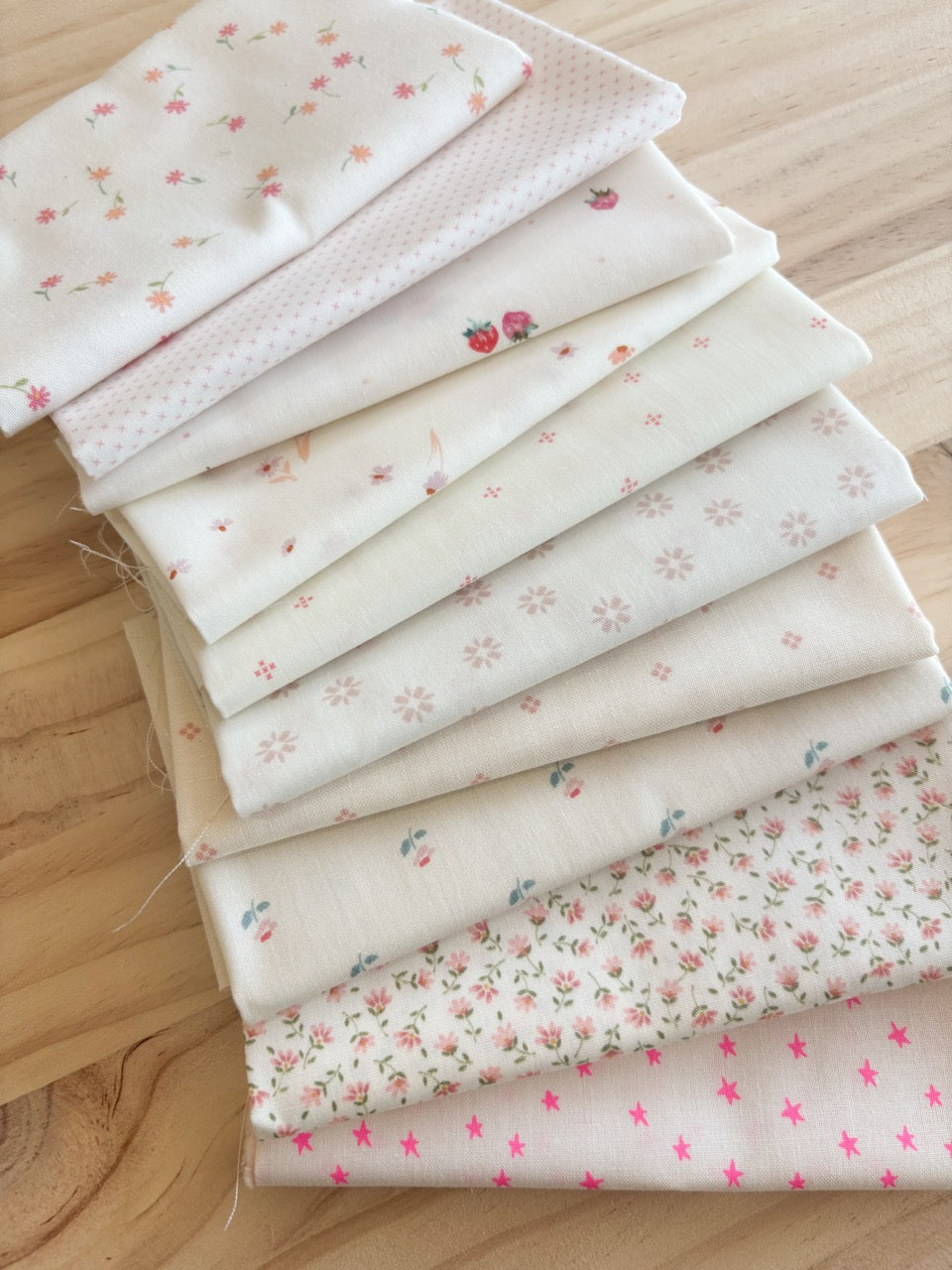 Scrappy Pink Low Volumes - 10 Piece Bundle