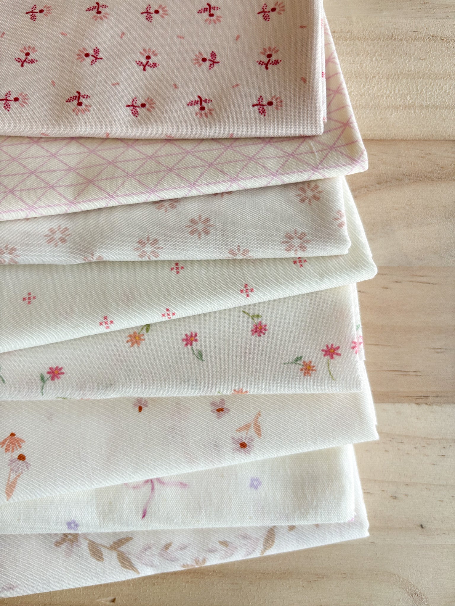 Scrappy Pink Low Volumes - 8 Piece Bundle