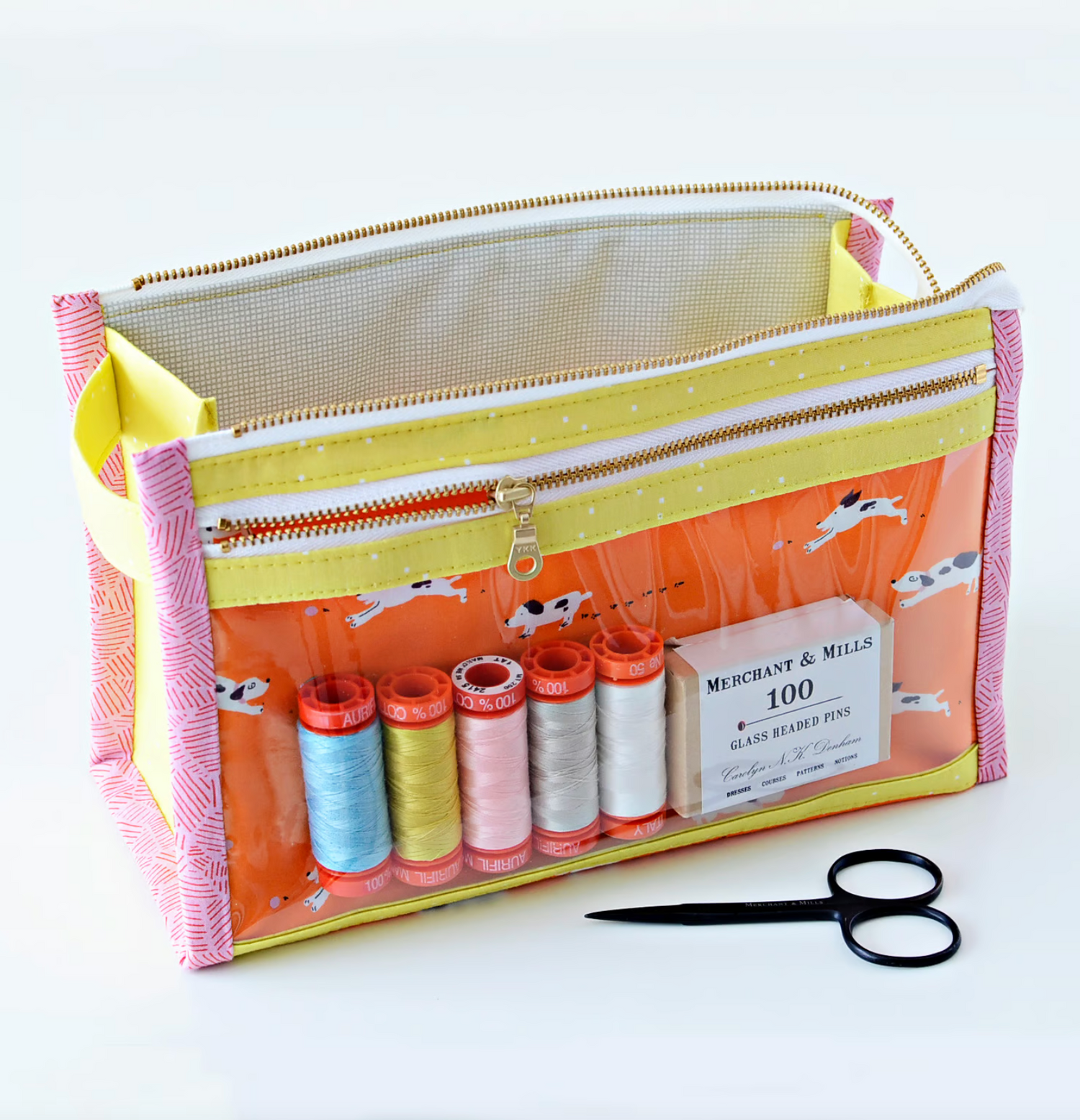 Inside Outside Pouch Pattern - Aneela Hoey