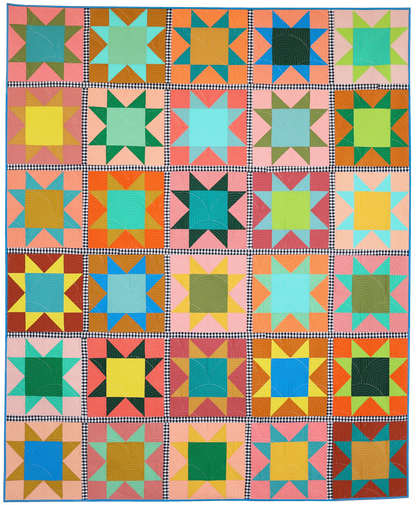 Star Adventure Quilt Paper Pattern - Then Came June