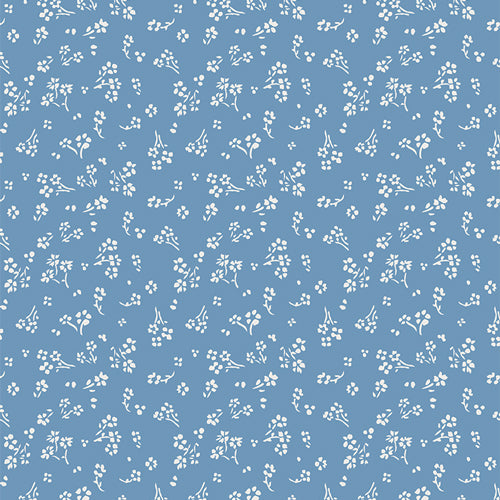 Sprinkled Florets Sky - True Blue by Art Gallery Fabrics