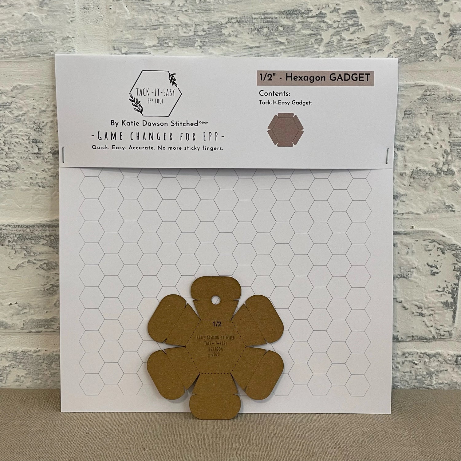 Tack It Easy 1/2&quot; Hexagon EPP Tool (Gadget Only) - Cottage Garden Threads