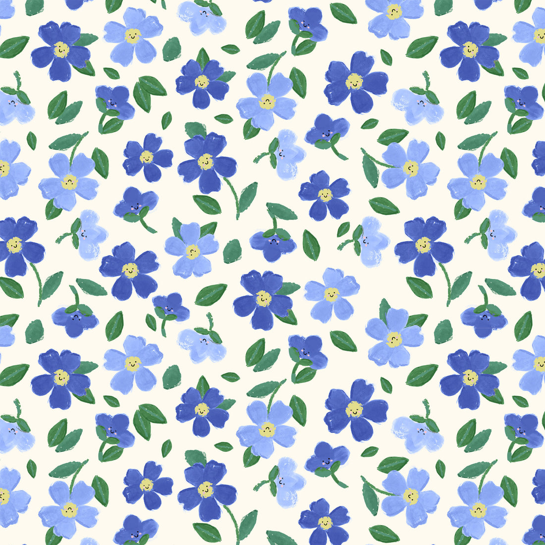 Maia Cornflower - Patchwork Collection by Lewis & Irene