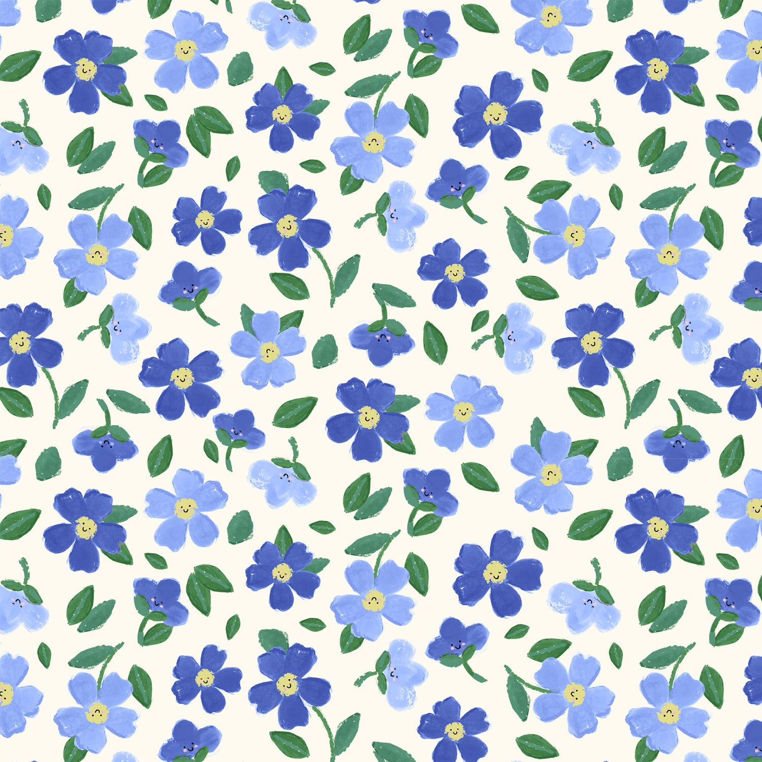 Maia Cornflower - Patchwork Collection by Lewis &amp; Irene