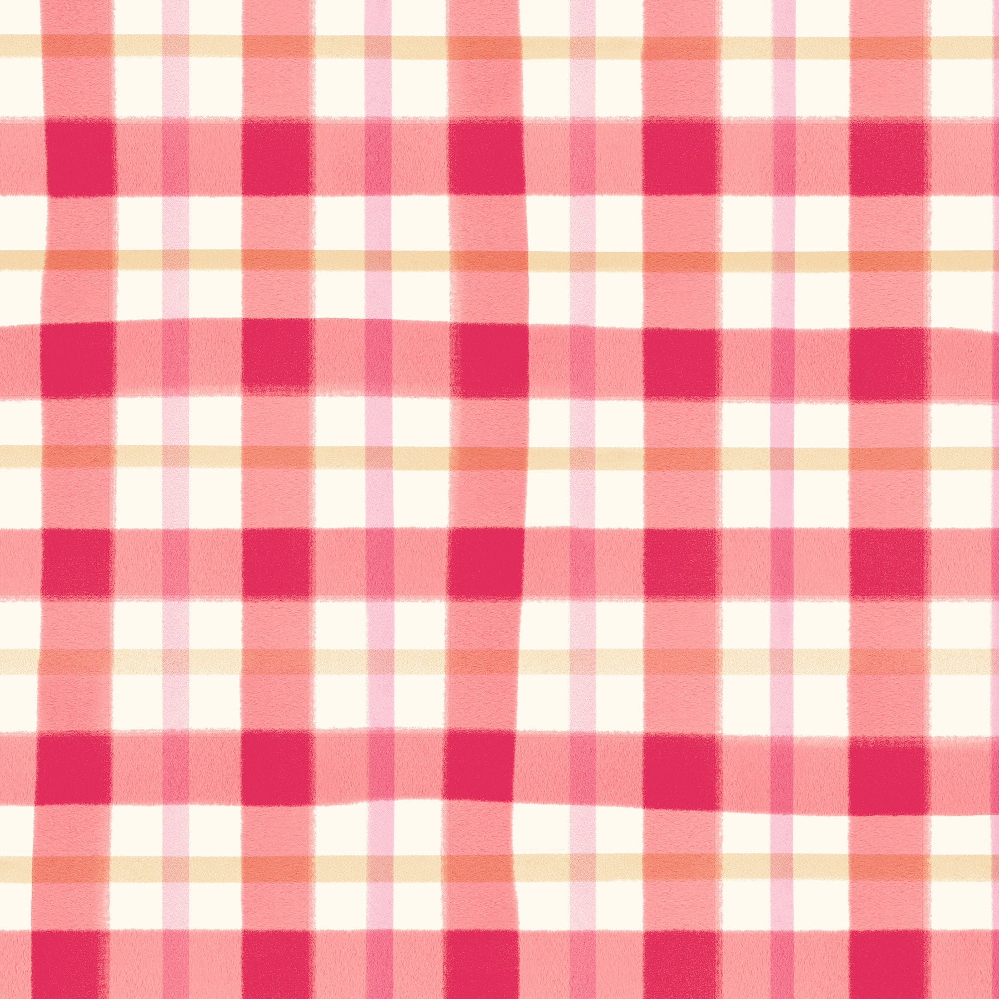 Strawberry Jam Check - Patchwork Collection by Lewis &amp; Irene