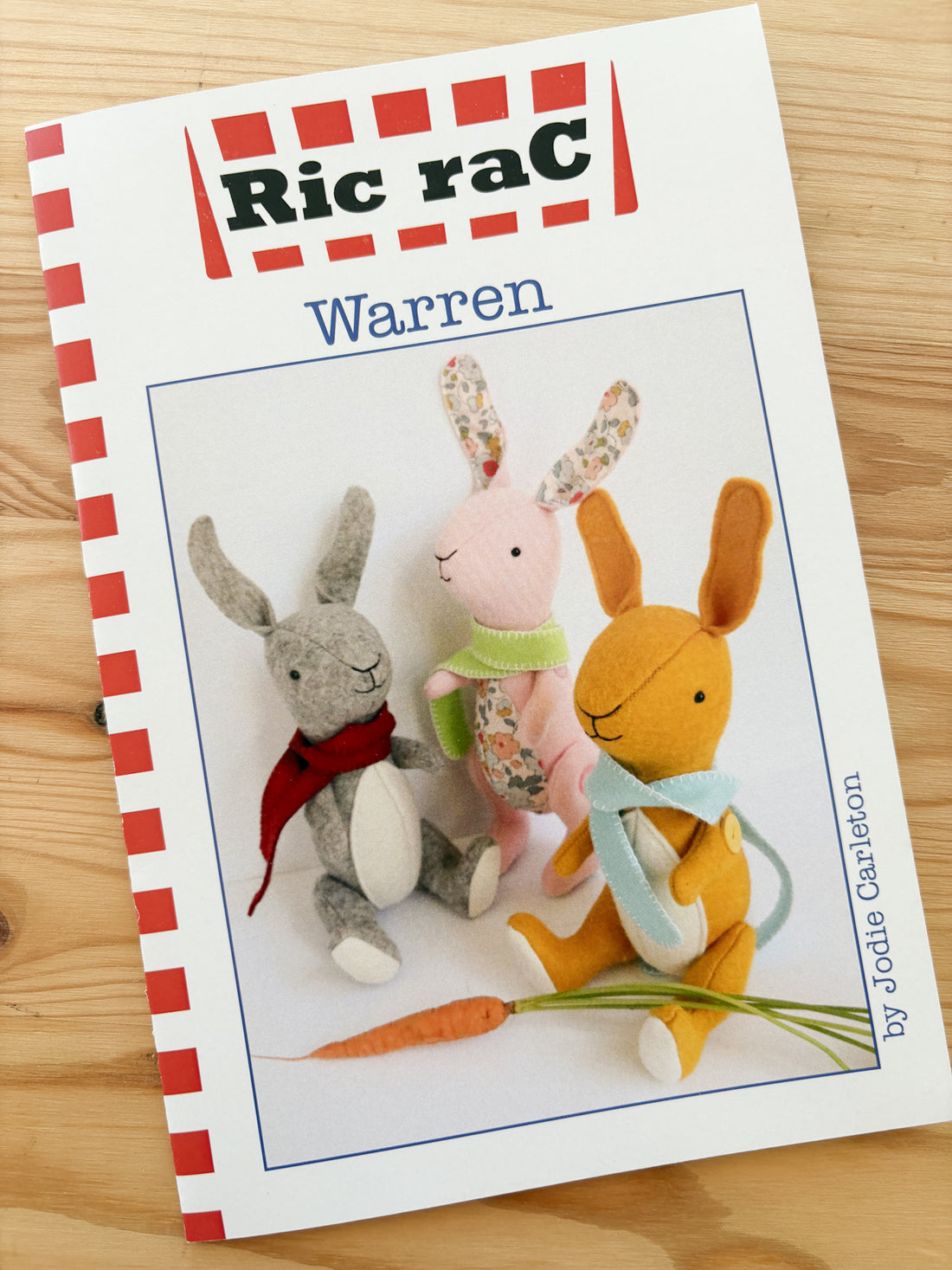 Warren Rabbit Sewing Pattern - Ric Rac