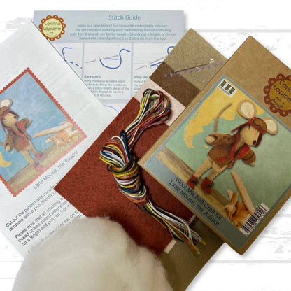 Little Mouse The Aviator Felt Kit - Corinne Lapierre
