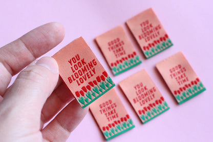 You Look Blooming Lovely Labels - Cosy Club Handmade