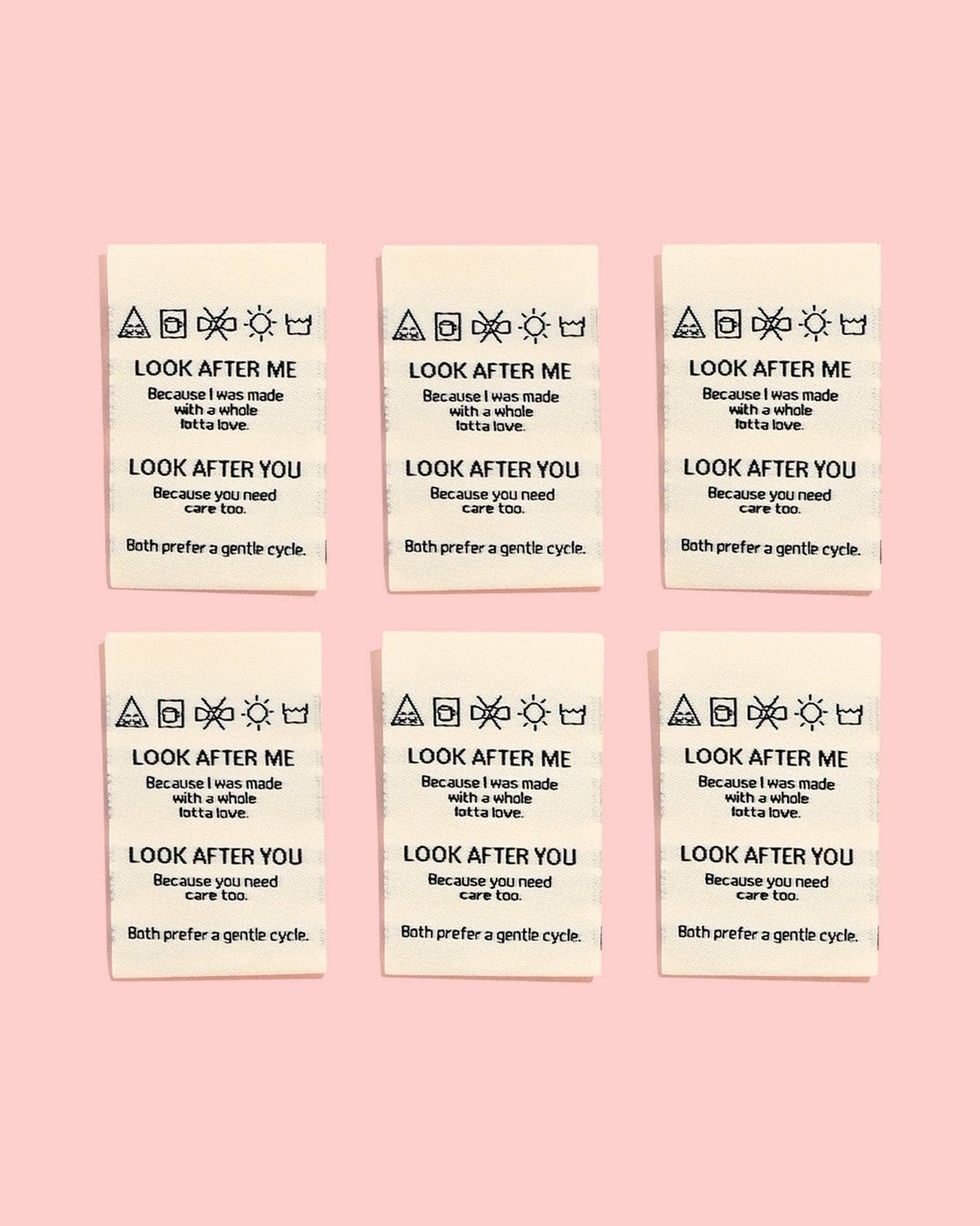 Look After Me, Look After You Woven Labels - Kylie and the Machine