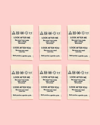 Look After Me, Look After You Woven Labels - Kylie and the Machine