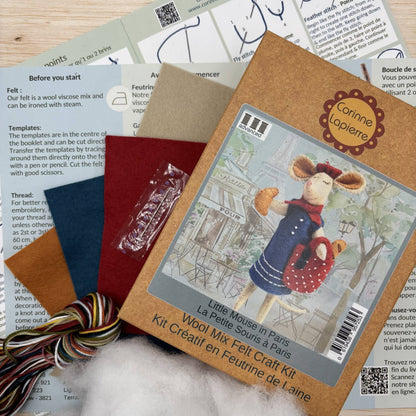 Little Mouse in Paris Felt Mini Kit - Corinne Lapierre