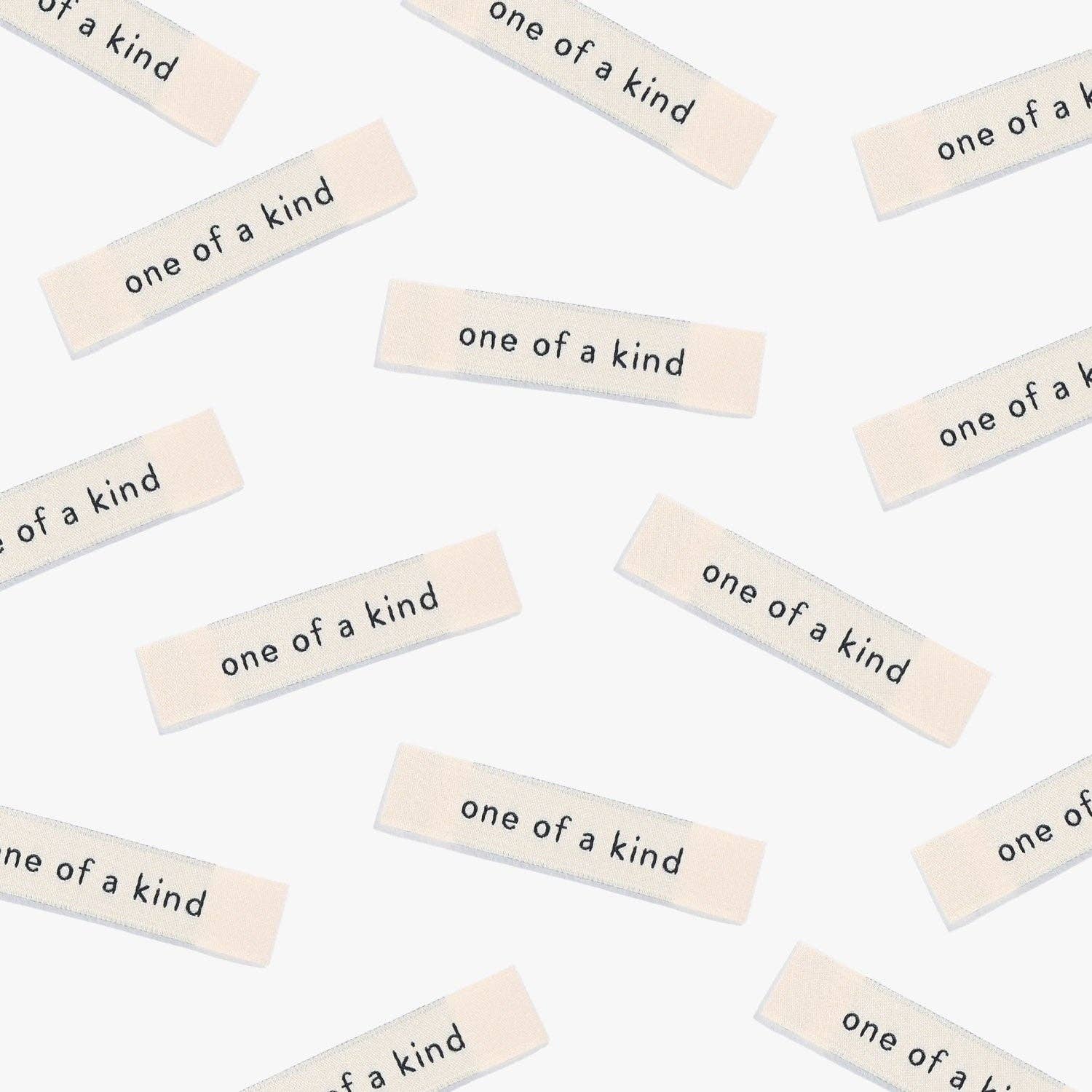One Of A Kind Woven Labels - Kylie and the Machine