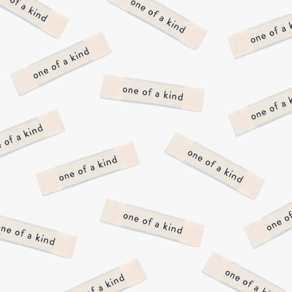 One Of A Kind Woven Labels - Kylie and the Machine