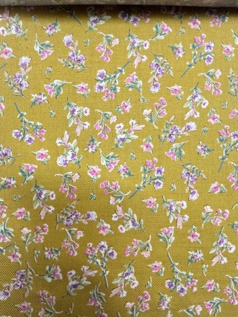 Florets Mustard 7026-1200-1B by Hokkoh