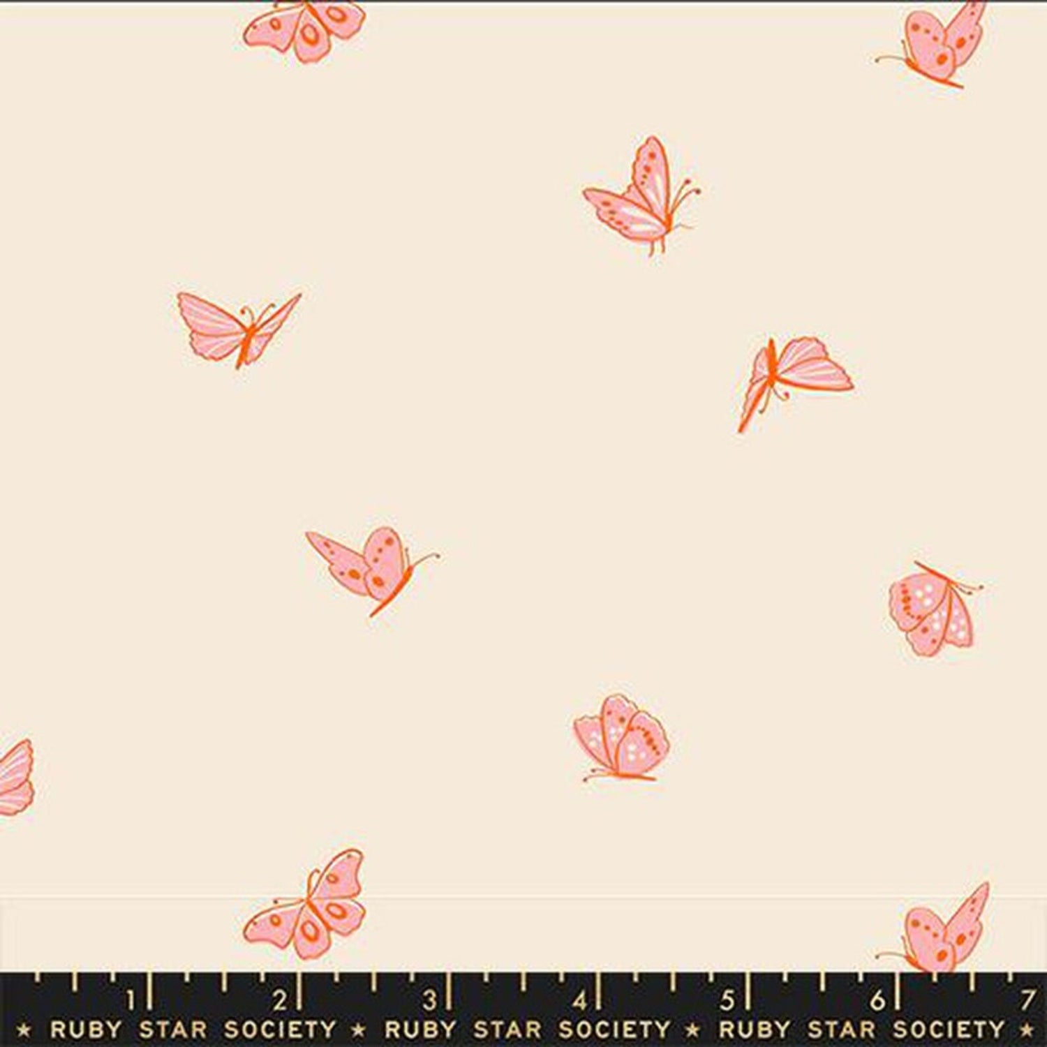 Butterflies in Natural - Flowerland by Ruby Star Society