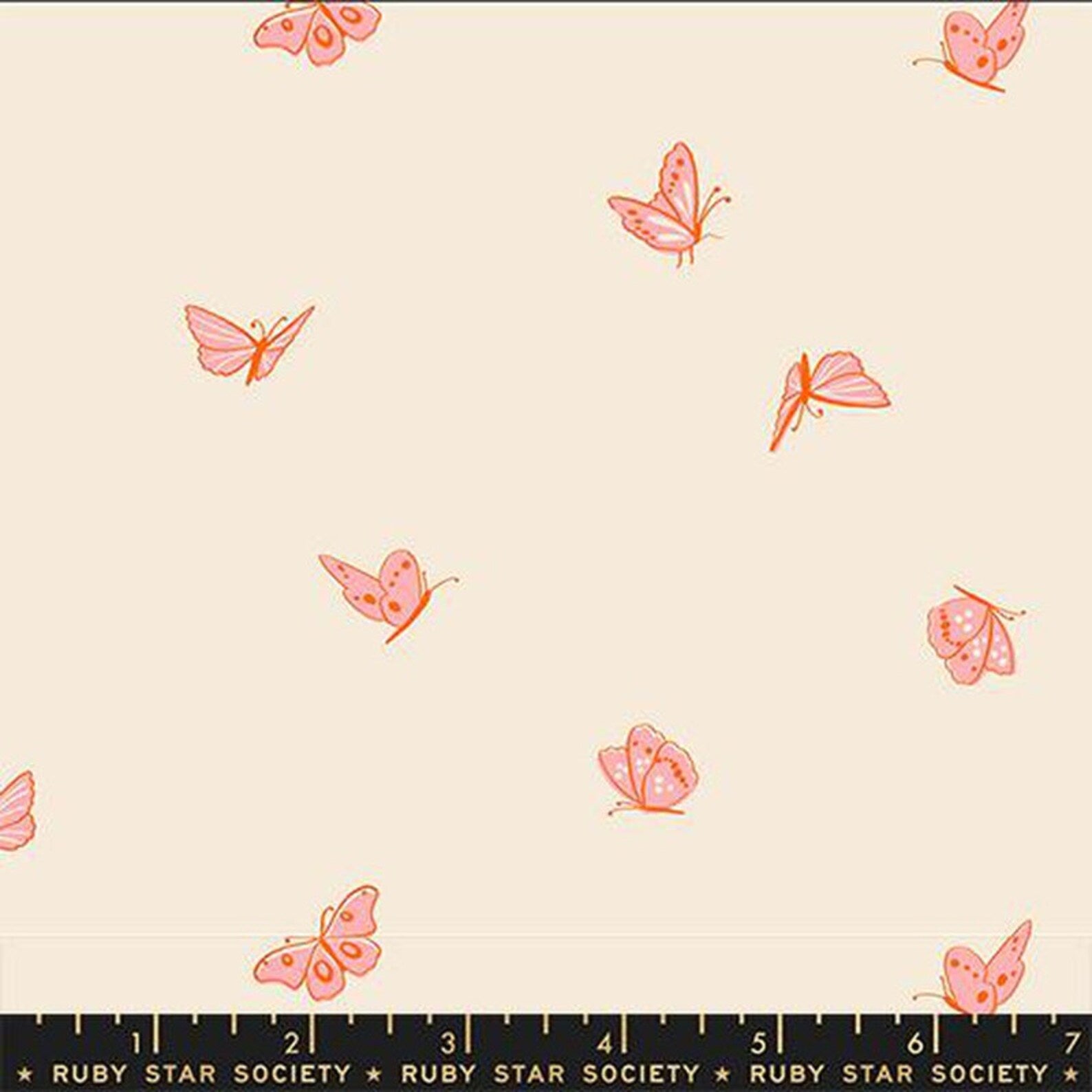 Butterflies in Natural - Flowerland by Ruby Star Society