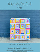 Load image into Gallery viewer, Cabin Nights Quilt Paper Pattern - Prairie Quilt Co

