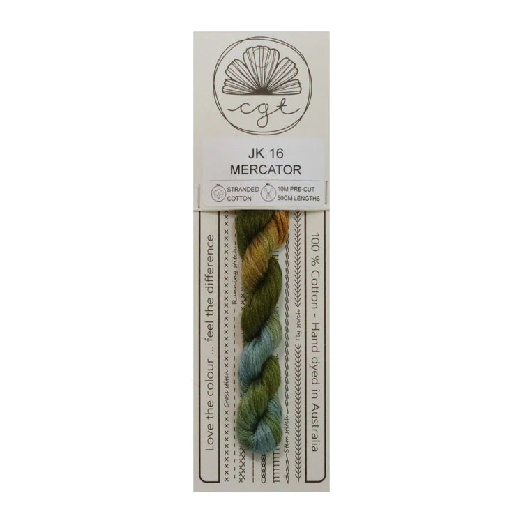 JK16 Mercator Stranded Cotton - Cottage Garden Threads