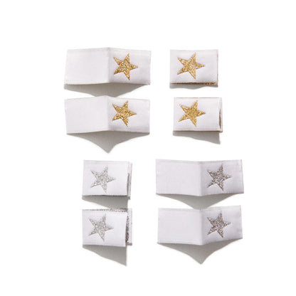 SOHMO Sew-in Labels - Metallic Stars