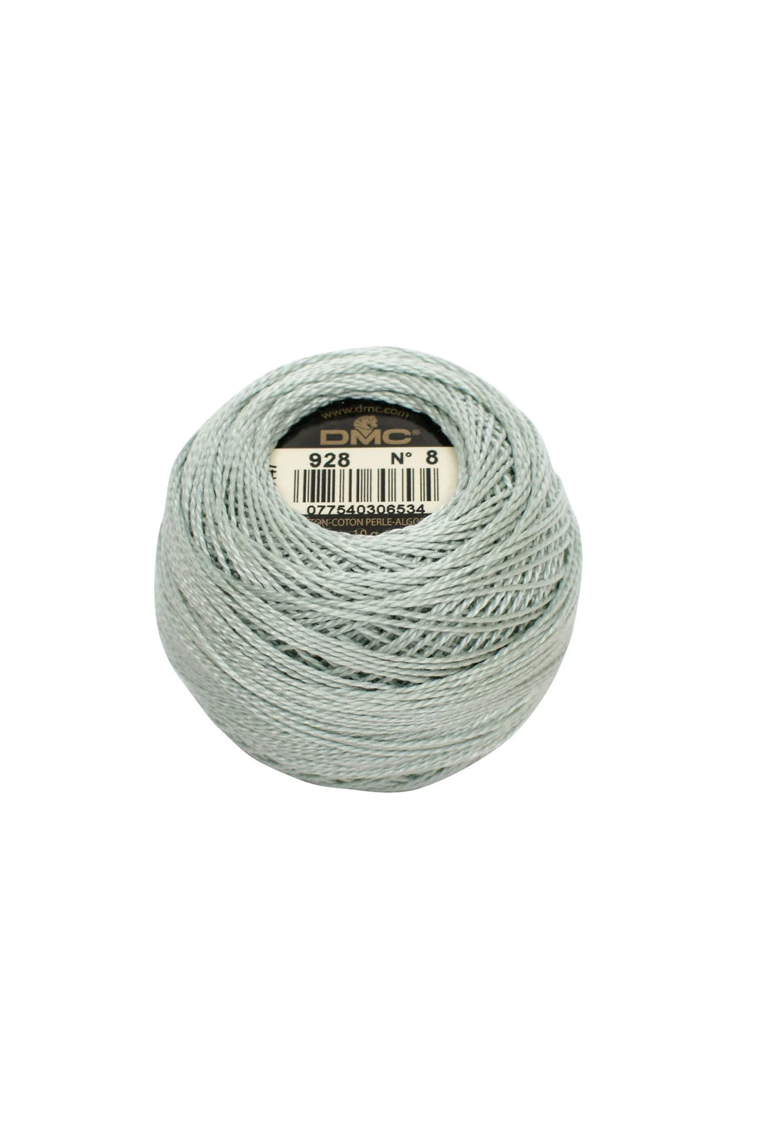 DMC Perle Cotton Thread No 928 | Very Light Grey Green
