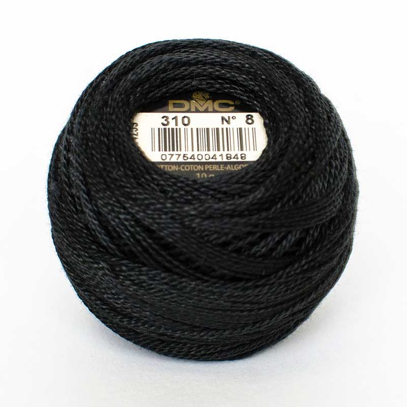 DMC Perle Cotton Thread No 310 | Black