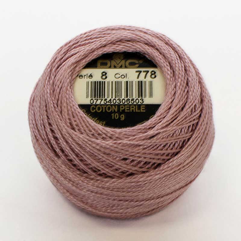 DMC Perle Cotton Thread No 778 | Antique Mauve