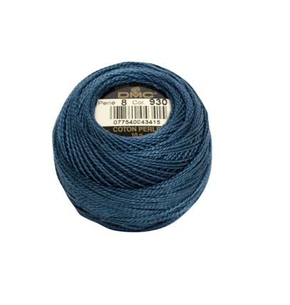 DMC Perle Cotton Thread No 930 | Dark Antique Blue