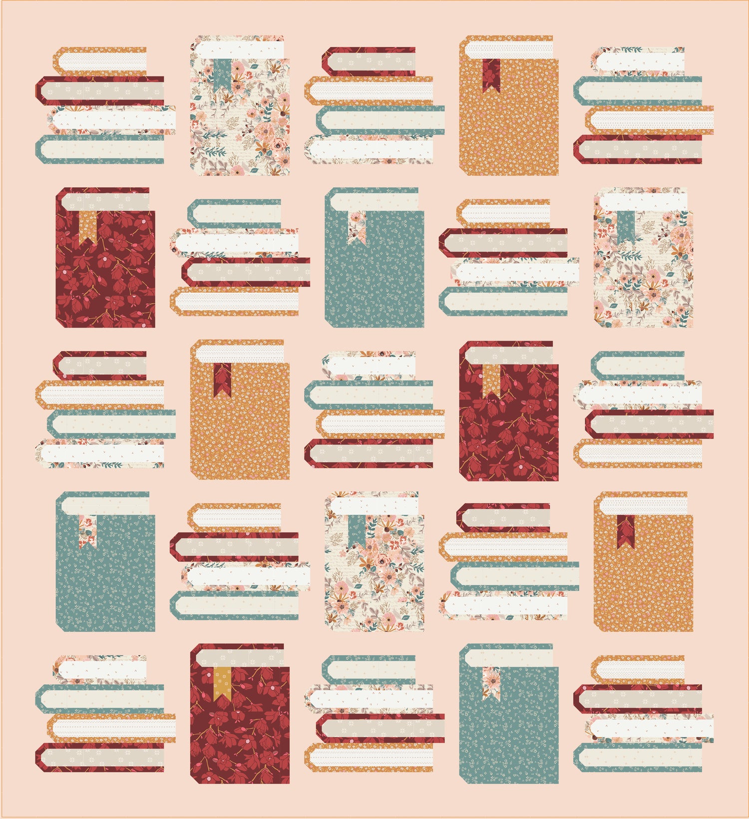 Nostalgia Book Nook Quilt Kit - Pen &amp; Paper Patterns