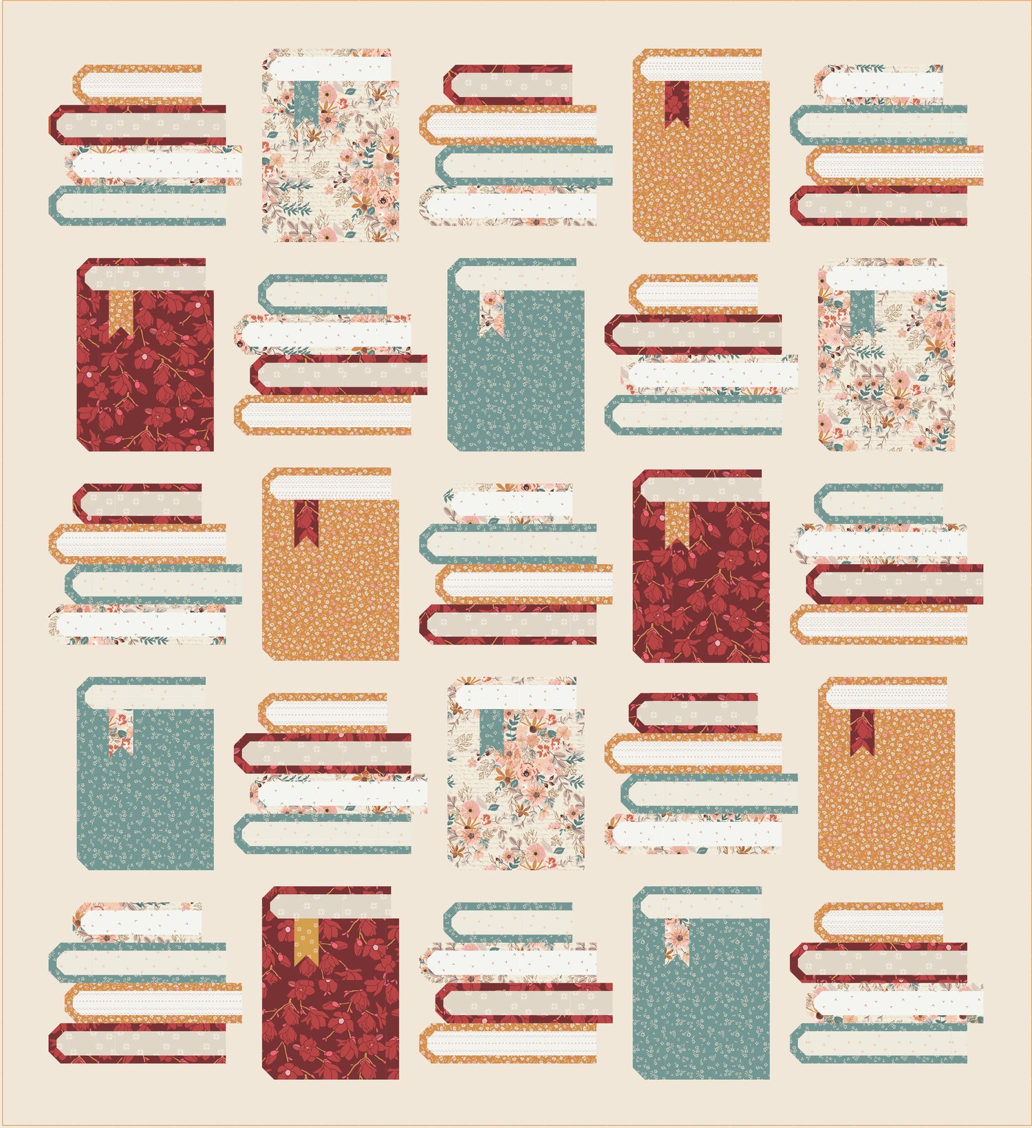 Nostalgia Book Nook Quilt Kit - Pen &amp; Paper Patterns