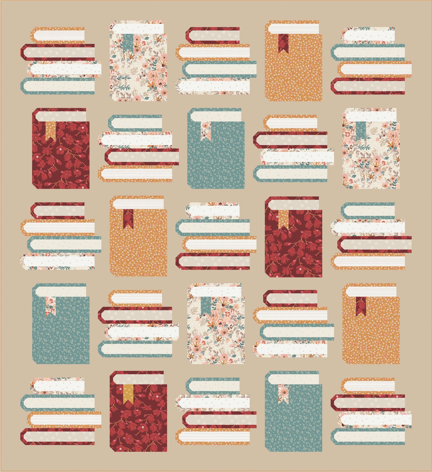 Nostalgia Book Nook Quilt Kit - Pen &amp; Paper Patterns