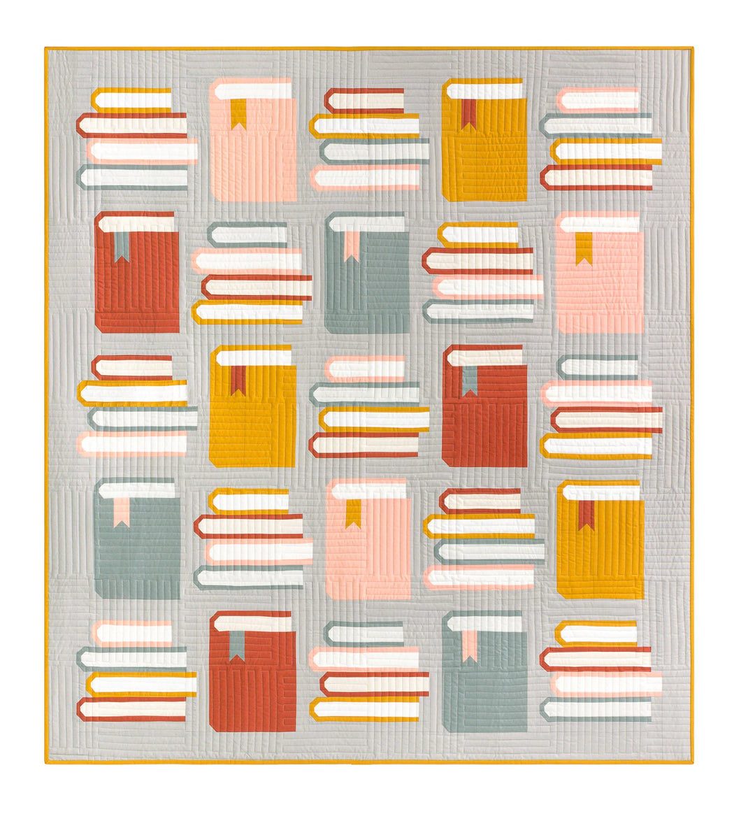 Book Nook Quilt Paper Pattern - Pen & Paper Patterns